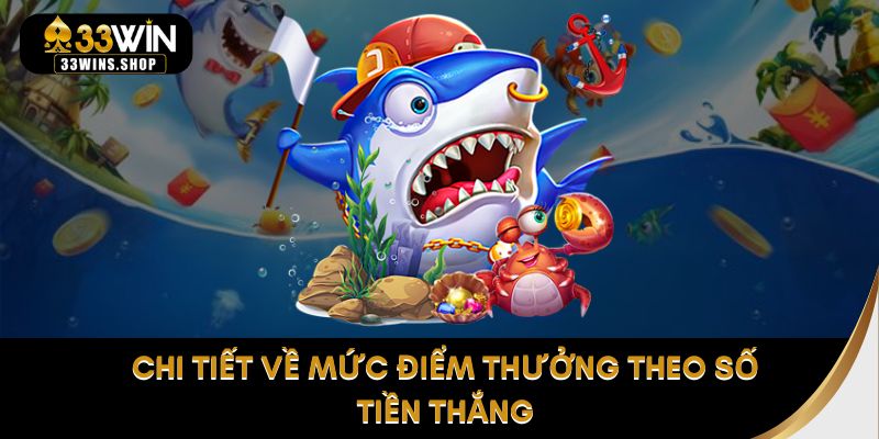 Chi tiết về mức điểm thưởng theo số tiền thắng