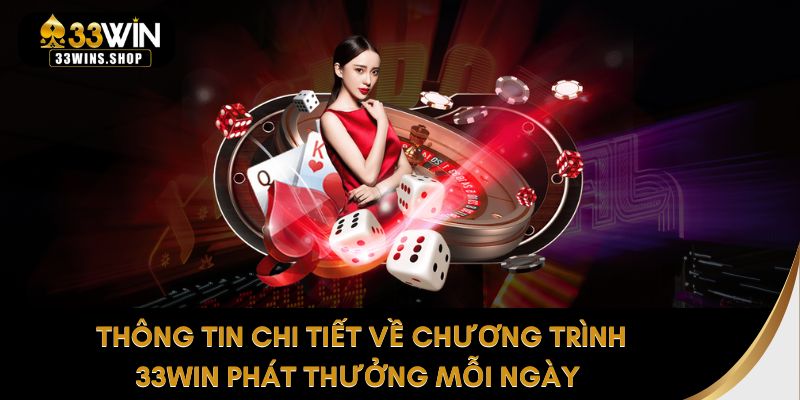 Thông tin chi tiết về chương trình 33WIN phát thưởng mỗi ngày 